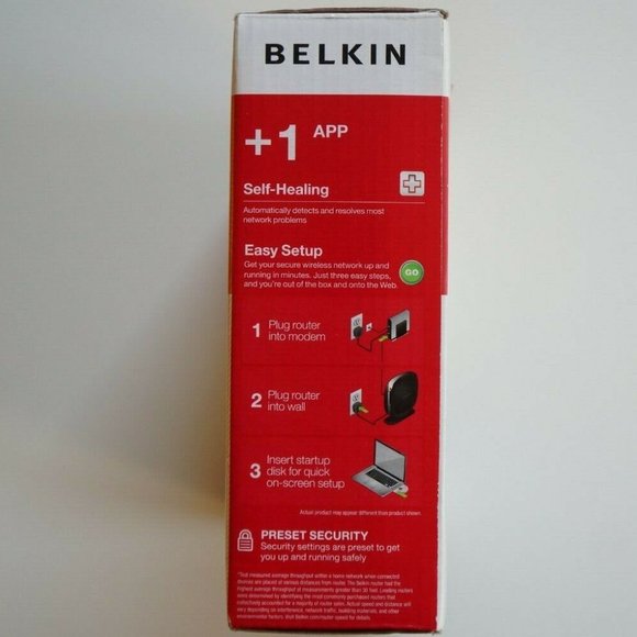 Belkin Wireless-N Router N300 ~ EUC - Picture 4 of 7